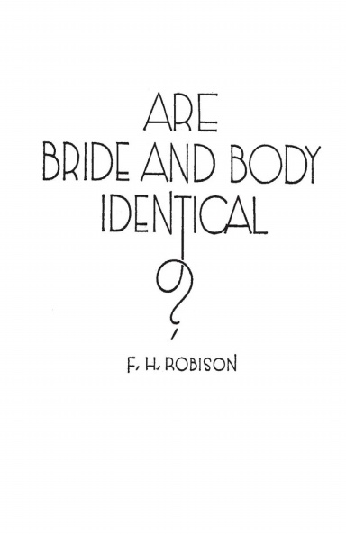 Are Bride and Body Identical?