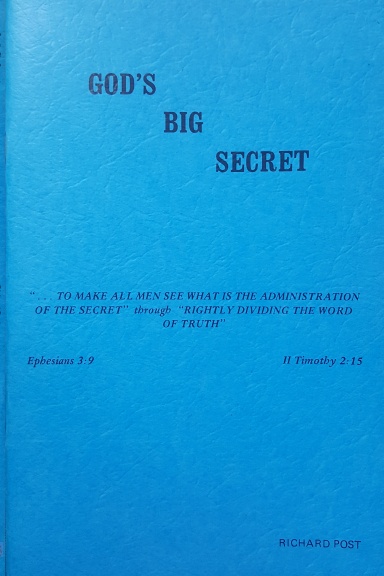 God’s Big Secret