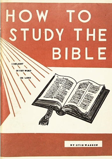 How to Study the Bible