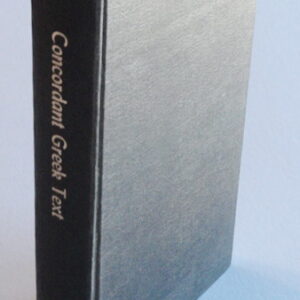 Concordant Greek Text Sublinear