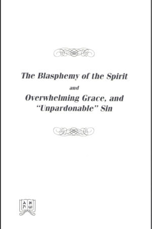 The Blasphemy of the Spirit